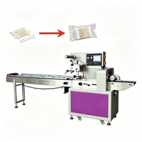 Multifunctionele volautomatische horizontale pillow flow verpakkingsmachine voor snoep, verse groenten, fruit en kant-en-klare plastic verpakkingen