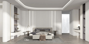 Desain Modern OSB lemari pakaian dengan lemari penyimpanan lemari kayu lapis MDF Panel kayu pintu untuk penggunaan di rumah - Product Image 3