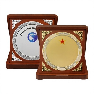 Plaque de certification en <span class=keywords><strong>bois</strong></span> gravée personnalisée, plaquée or, portable, pour cadeaux promotionnels et de bienvenue MH-J0324 - Product Image 4