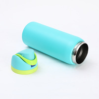 Bouteille d'eau sport isotherme en acier inoxydable à large ouverture de 32 oz avec paille intégrée et bouchon à ouverture rapide, gourde de cyclisme, tasse de voyage