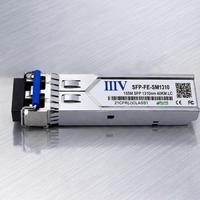Module SFP Haute Performance 155M 1310nm 40KM Duplex LC SMF Transceiver Fibre Optique pour Centre de Données LAN Commutateur Fast Ethernet Garantie 3 Ans