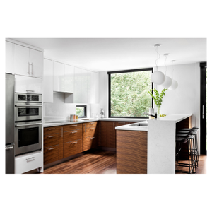 Servizio di personalizzazione di tutta la casa in stile moderno Osb Board in piedi armadio da cucina arredamento cucina per Villa - Product Image 6