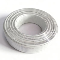 Professionele RG6 RG59 coaxiale kabel 100m 305m 1000m rol, laag verlies, S-4C-FB TV-signaalkabel voor engineering