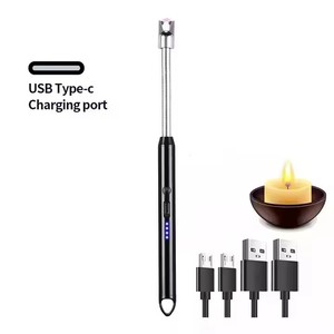 Accendino USB Ricaricabile <span class=keywords><strong>di</strong></span> Alta Qualità, Bruciatore Elettronico a Impulsi, Antivento, ad Arco al Plasma, per Cucina e Viaggio - Product Image 2