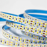 Bande LED flexible haute luminosité 12V 24V, double rangée, 480 LED, 240 LED, blanche, haute qualité, découpable