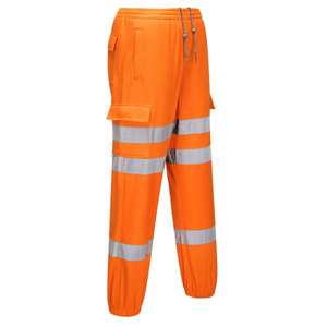 PORTWEST - RT48ORRS High visibility Jogging <b>orange</b> trouser - EAN 5036108248292 <b>HI</b>-<b>VIS</b> WORKWEAR - Product Image 1