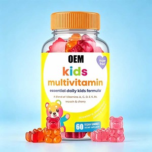 OEM Little Bear Gummies Certified Kids Vitamins <b>Gummy</b> <b>Candy</b> Multivitamin Teenagers Adults Immunity Antioxidant Vegan Flavor - Product Image 1