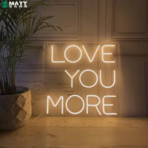 Matt Neon segno Della Luce LED fabbrica dropshipping lettere al neon bordo acrilico Bar decorazione personalizzata Luce Al Neon segno