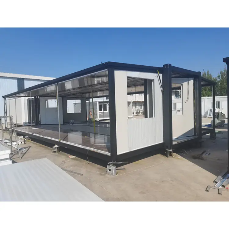 Mở rộng mở rộng 3 phòng ngủ prefab gỗ nhỏ USA tiêu chuẩn bền vững nhà di động