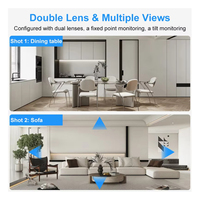 Caméra de sécurité intérieure WiFi 4MP Ip Baby1080 P Détecteur de suivi Moniteur bébé sans fil 3MP Mini caméra réseau WiFi 2MP