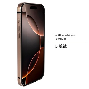 Étui de téléphone portable magnétique en métal aluminium de haute qualité pour <span class=keywords><strong>iPhone</strong></span> 15 16 Pro Max, cadre de protection antichoc, coque arrière protectrice - Product Image 3