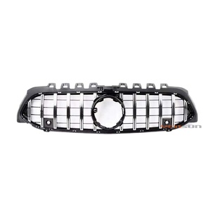 Rejilla de parachoques delantero ABS de color negro W177 de alta calidad para <span class=keywords><strong>Mercedes</strong></span> a class Grill A180 A200 A45 2019 + - Product Image 1