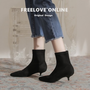 Botas de <span class=keywords><strong>Mujer</strong></span> 2026, Botines Sexys para Dama, Botas de Tacón Alto y Fino de Piel Sintética, Zapatos de Tacón para <span class=keywords><strong>Mujer</strong></span> - Product Image 2