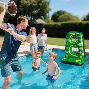 Football Toss Inflatable Floating Target Game 100x80cm PVC Pool Toy For Outdoor Water Fun - Product Image 4