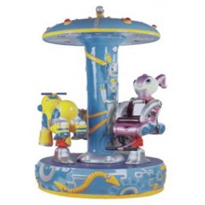 Équipement de parc d'attractions pour enfants, mini carrousel à chevaux, manège pour enfants, 6 places, à vendre - Product Image 4