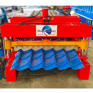 Machine de fabrication de tuiles émaillées rétro européennes <span class=keywords><strong>en</strong></span> promotion, machine de formage à froid de tuiles métalliques <span class=keywords><strong>imitation</strong></span> bambou à vendre - Product Image 4