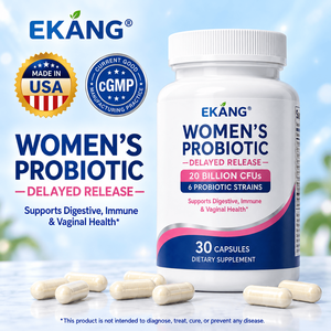 Cápsulas Probióticas para Mujeres Hechas en EE. UU., Liberación Retardada, 20 Mil Millones de UFC, 6 Cepas, Suplemento para la Salud Digestiva e Inmunológica - Product Image 1