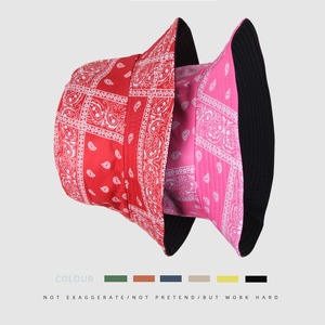 <span class=keywords><strong>Sombrero</strong></span> de Panamá con estampado de flores de anacardo retro, <span class=keywords><strong>sombrero</strong></span> de lavabo plegable de moda callejera, <span class=keywords><strong>sombrero</strong></span> de sol Bob con personalidad de doble cara - Product Image 4