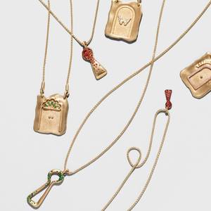 Elementi Vintage tarocchi carta apertura e chiusura collana farfalla renation Gate ciondolo con diamanti - Product Image 6