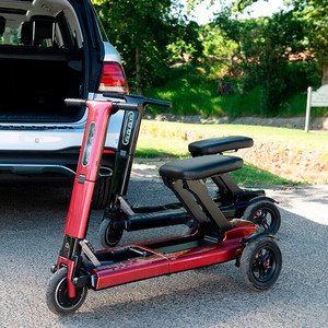 Scooter de mobilité pliable, aide aux déplacements des personnes âgées, utilisation courte durée pour les jeunes - Product Image 4