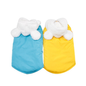 Manteau rembourré en coton pour chiens, vêtements chauds et résistants à l'humidité, jaune, bleu, Teddy, bouledogue français, Corgi, vêtements pour animaux de compagnie, automne et hiver - Product Image 5
