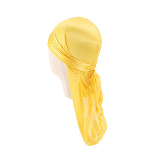 Kids Silky Durag berretto da pirata a coda lunga da ragazzo berretto Hip-Hop <span class=keywords><strong>Bandana</strong></span> turbante copricapo accessori per capelli per bambini nuova moda - Product Image 4