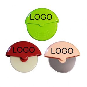 Cortador de Pizza Redondo Multifuncional Divertido con Logotipo Personalizado Serigrafiado, Favorito de los Clientes - Product Image 1