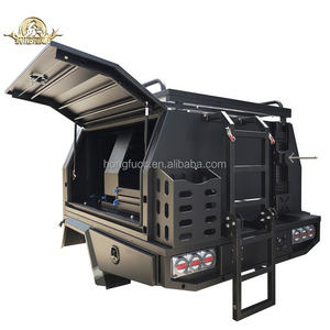 Capot de benne de camion intelligent sur mesure haut de gamme pour Dodge Ram 1500 2500 3500 Big Horn, 6'4, en métal, coque de camping, auvent en aluminium - Product Image 6