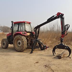 2023 New <strong>Tractor</strong> 3 Point Hitch Log Wood Loading Crane for Delivery