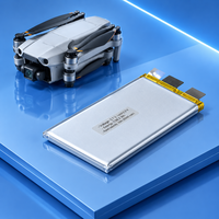 Sel Baterai Lipo 3.7V 5C 35000mAh 340Wh/kg Solid State Cell High Cycle, Dapat Disesuaikan untuk FPV Racing & Baterai Drone Jarak Jauh