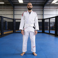 100% Katun BJJ Gi Jiu Jitsu Kimono Seragam Latihan Seni Bela Diri Nyaman untuk Dewasa Pria Wanita OEM ODM Penjualan Langsung Pabrik