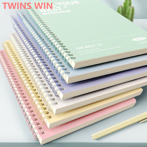 สมุดโน้ตปกแข็งแบบสันห่วงเรียบง่าย พิมพ์ลาย A5 หลากสี สำหรับใช้ในโรงเรียน ขายส่ง - Product Image 6