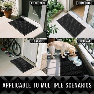 Zerbini Moderni con Resistenza allo Sporco, Tappeti per Pavimenti Domestici Antiscivolo, Tappetino d'<span class=keywords><strong>Ingresso</strong></span> - Product Image 5