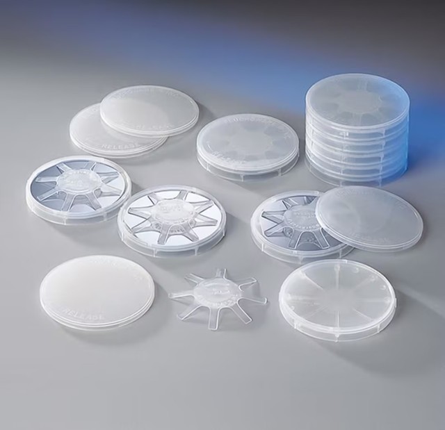 1/2/4/6 Inch Plastic Antistatic Single Silicon Sapphire Wafer Semiconductor Carrier