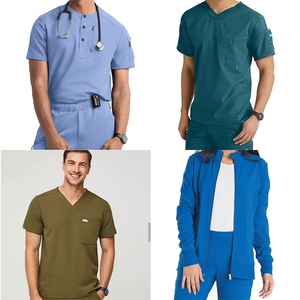 Mode médical hommes gris anatomie infirmière gommages uniformes ensembles grand bleu <span class=keywords><strong>Royal</strong></span> Joggers gommage pantalon ensembles gommage uniforme ensembles pour hommes - Product Image 6