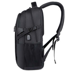 Sac à dos décontracté grande capacité avec logo personnalisé et port USB pour étudiants et voyages d'affaires - Product Image 2