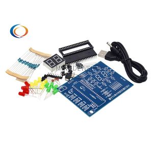 Controlador de semáforo Kit electrónico de bricolaje <span class=keywords><strong>Concurso</strong></span> de entrenamiento de habilidades electromecánicas STC89C52 Chip Microordenador <span class=keywords><strong>laboratorio</strong></span> de estudiantes - Product Image 1