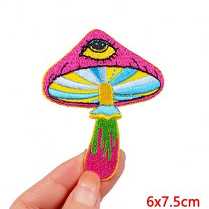 แพทช์ปักลายการ์ตูนลายดอกไม้พังก์แบบ DIY ราคาโรงงาน ขายส่ง แพทช์รีดติดเสื้อผ้า - Product Image 4