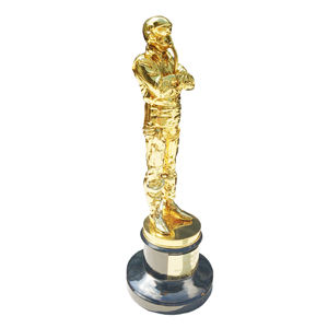 Custom Commerciële Fabriek Groothandel Luchtmacht Gouden Kristallen Beeld Sculptuur Beeldje Award Souvenir Cadeau Voor Persoonlijke Prijs - Product Image 4