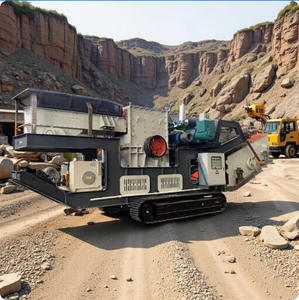 Équipement de concassage de pierres mobile pour les déchets de construction, station de concassage mobile montée sur véhicule, machine à fabriquer du sable mobile - Product Image 3