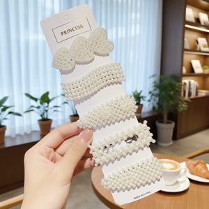 Trending stile coreano clip per capelli elegante fiore paillettes farfalla tessuto vendita calda all'ingrosso accessorio - Product Image 3