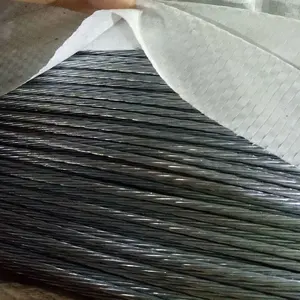 1x19 1*19 Wire Rope Steel Cable/wire Rope/PC Strand 6mm Stainless Galvanized Pc Steel Wire