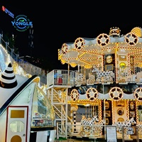 Fun Fair Rides Super Double Decker Carrousel High Manufacturers Standard Merry Go Round à vendre
