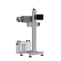 Mesin ukiran penanda Laser terbang Online UV, 3W 5W 10W 15W untuk plastik PPR pipa PVC Printer Laser
