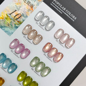 Cadeau de Noël 2026 Nouvel An 15ml Sans TPO & Hema Paillettes Effet Œil de Chat AILANUO Vernis Gel Émail Esmaltes Gel Base et Top Coat - Product Image 1