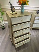 Commode en bois à tiroirs multiples sur mesure, meubles de chambre à coucher, armoire de rangement en bois, 3/5 tiroirs, commode d'angle moderne