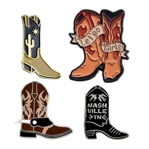 Al por mayor, muestra gratuita, pin <span class=keywords><strong>de</strong></span> solapa <span class=keywords><strong>de</strong></span> esmalte personalizado con diseño <span class=keywords><strong>de</strong></span> botas <span class=keywords><strong>de</strong></span> vaquero - Product Image 2