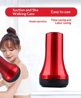 Appareil de massage Gua Sha électrique intelligent pour la maison, à ventouses, à pression négative, rechargeable par USB, avec contrôle de la minuterie pour le massage du dos