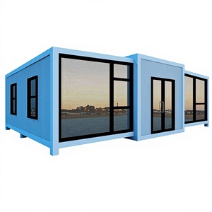 Maison conteneur respirante et extensible de 20 pieds, à double aile étendue, pour bureau et ferme, design moderne - Product Image 1
