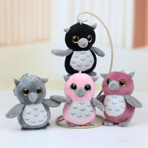 Porte-clés en peluche <span class=keywords><strong>Hibou</strong></span> de 11 cm, jouet doux et mignon, breloque de <span class=keywords><strong>sac</strong></span>, cadeau pour enfants, vente en gros - Product Image 1